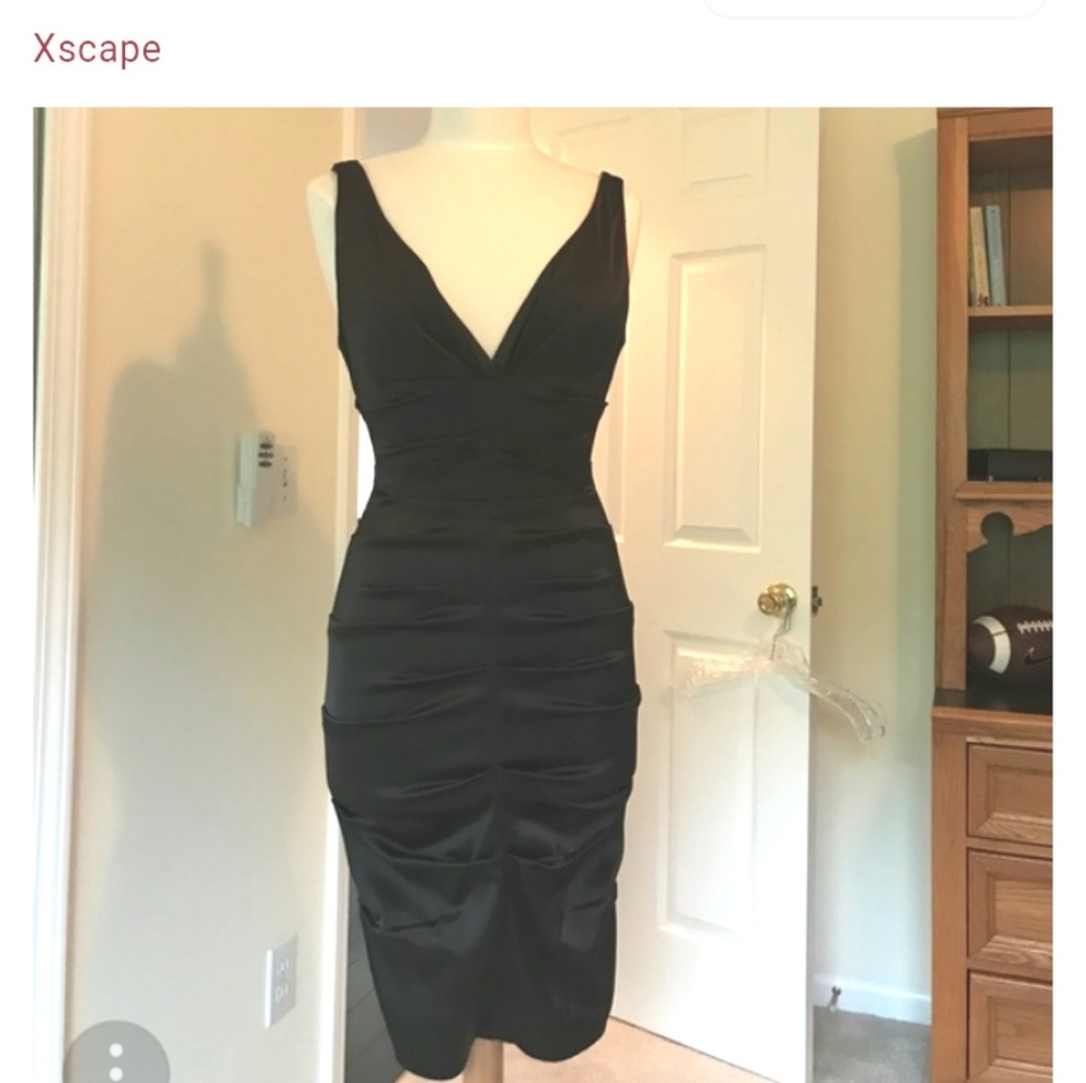 Formal ruched XSCAPE dress